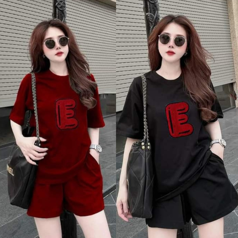 Set of loosefitting cotton tshirts for women, cheap, beautiful