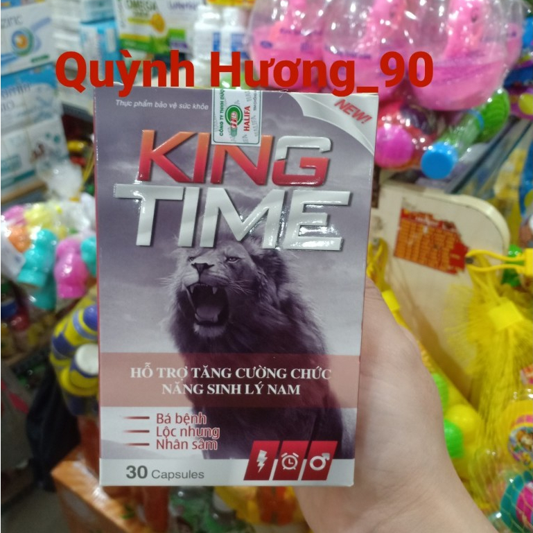 King TIME Oral Tablets Box Of 30 Tablets To Help Improve Weak Physiology, Back Pain, Knee