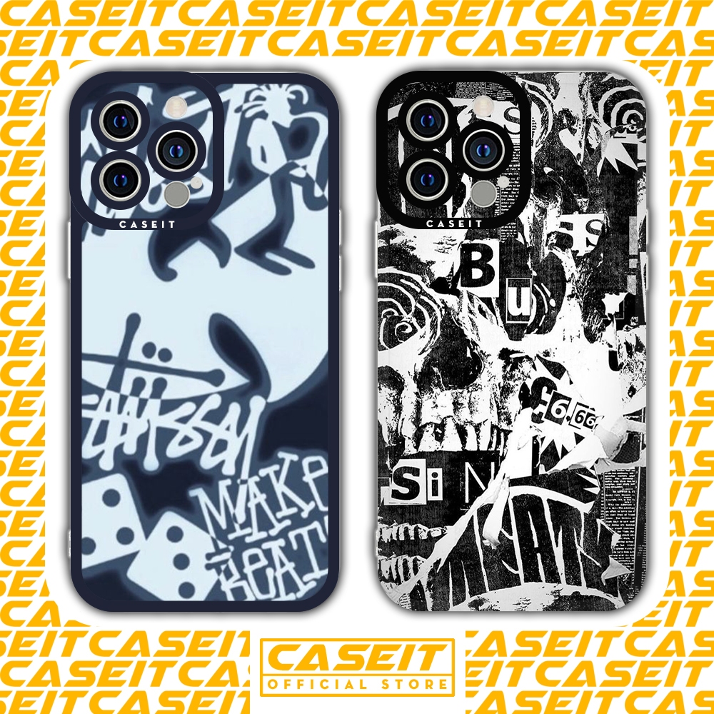 Case iphone Square Edge Caseit Stussy Hip Hop wu-tang clan street art x ...