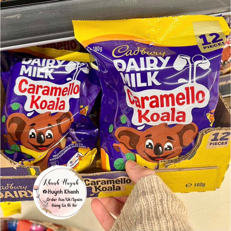 Chocolate Cadbury Dairy Milk Chocolate Caramello Koala Sharepack 12