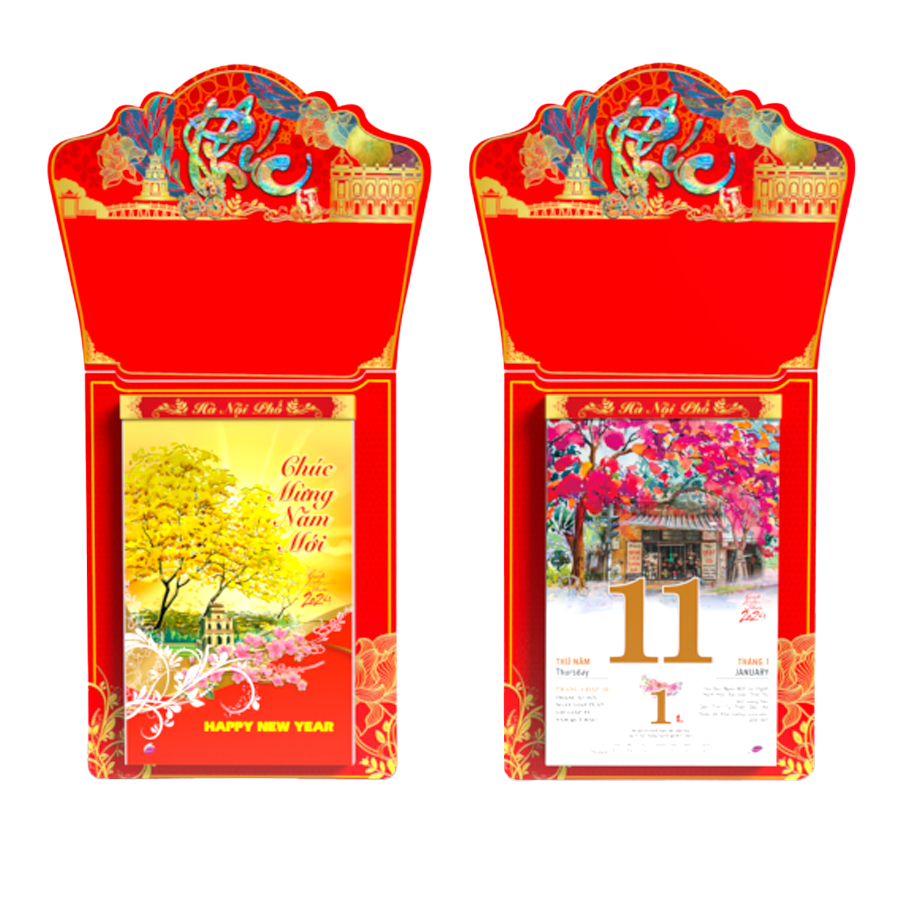 Calendar Bloc, Wall Calendar, Calendar CNY 2024, Calendar, Calendar