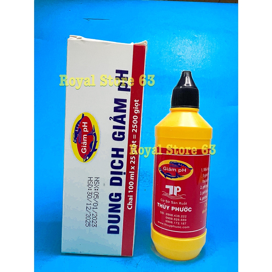 Solution To Help Reduce Water PH For Aquariums Thuy Phuoc (Bottle Of 100ml) Shopee Malaysia