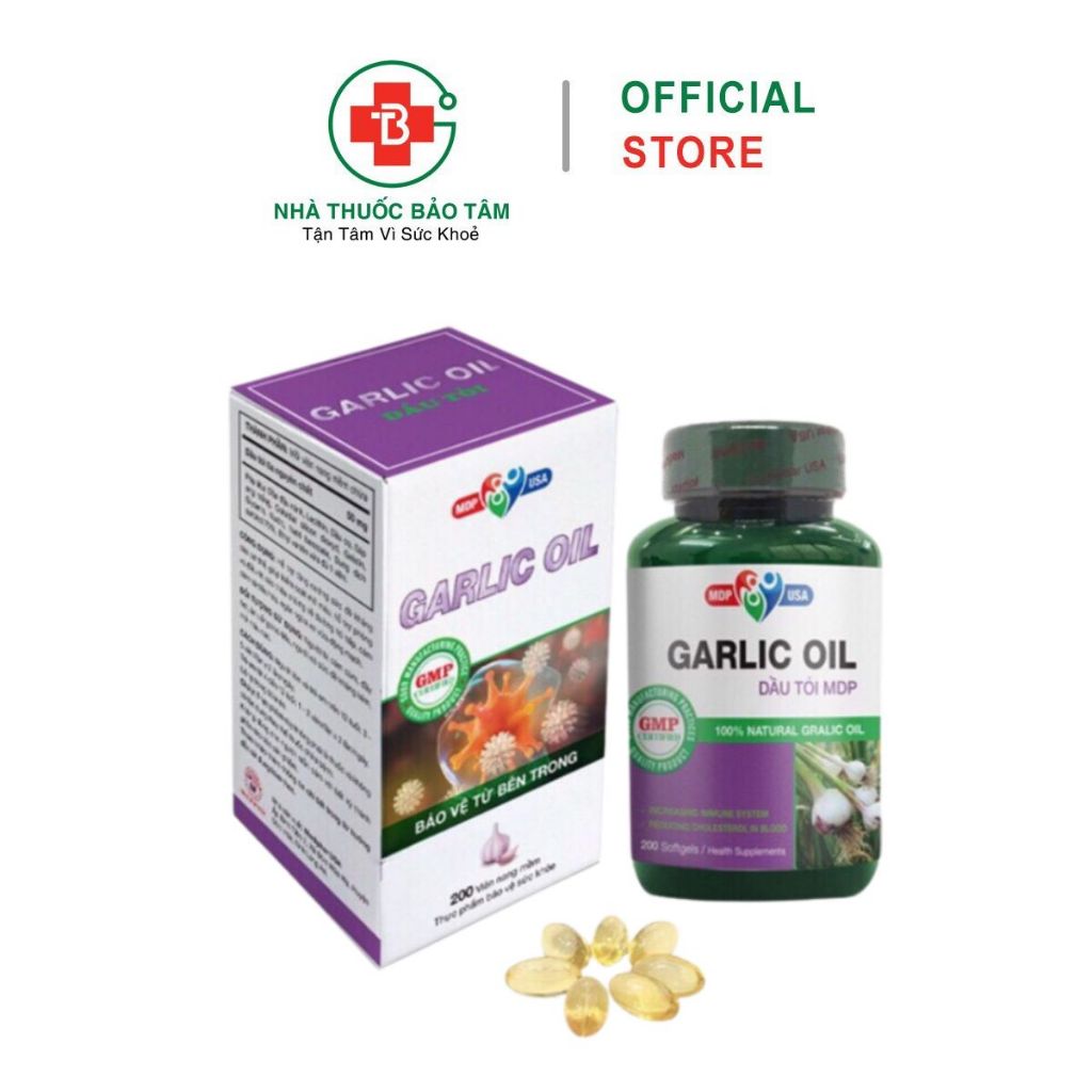 Garlic OIL Oral Capsule - GARLIC OIL MDP - Bottle Of 200 Tablets ...