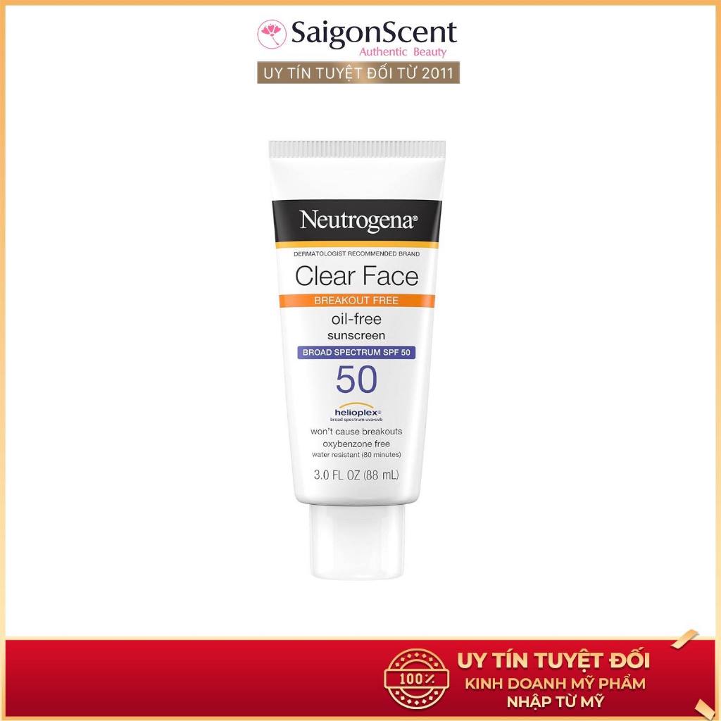 Neutrogena Clear Face Sunscreen Spf 50 ( 88mL ) | Shopee Malaysia