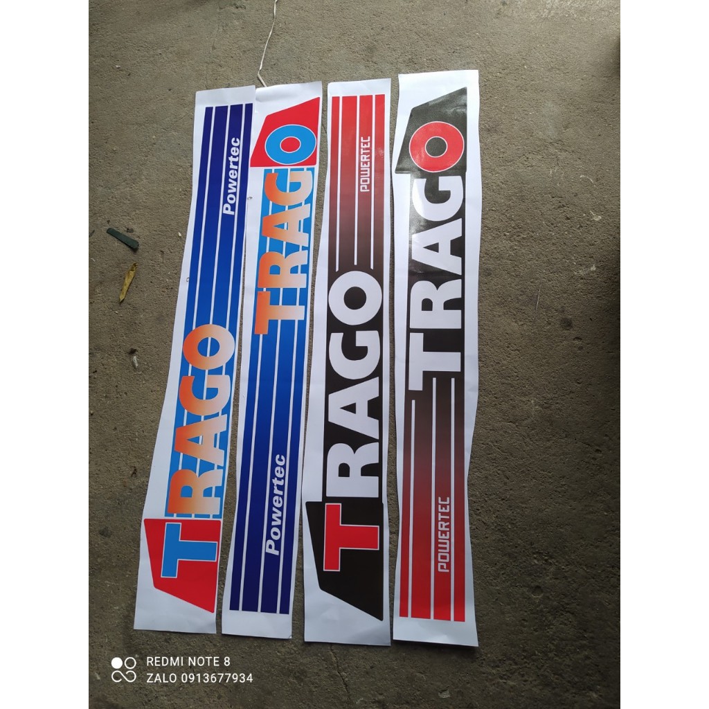 bag Trago stickers for trucks and dump trucks (SL 2 stickers on both ...