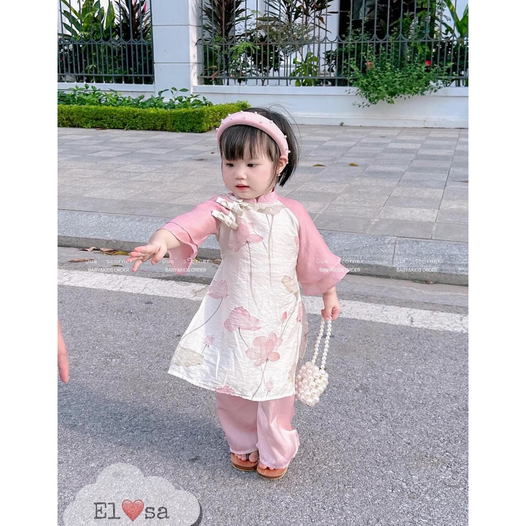 Ao dai hotsell baby girl