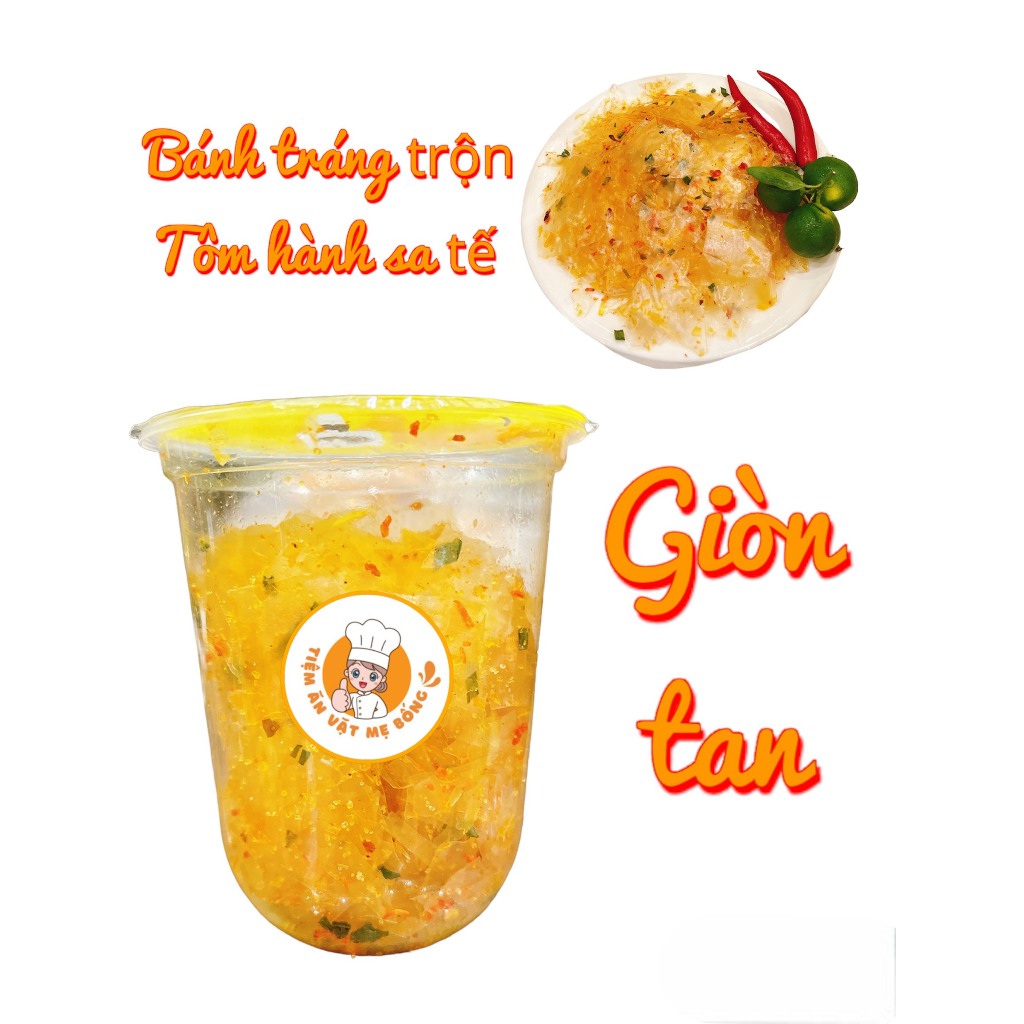 SA Rice Rice Paper Mixed with Shrimp, Onion, Satay, Crispy and ...