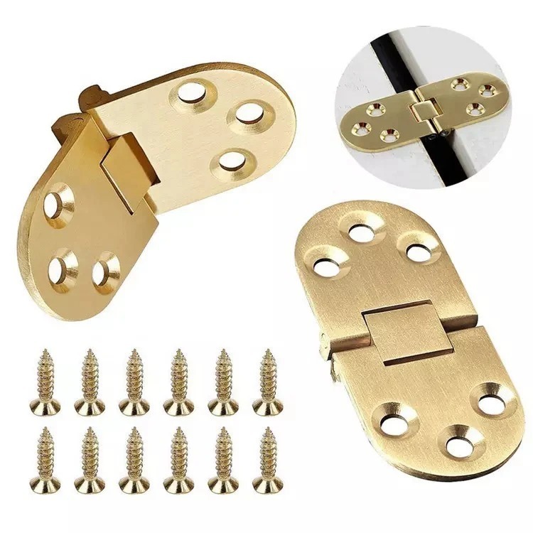 Half Moon Hinge In Brass Gold (BLBN30) | Shopee Malaysia