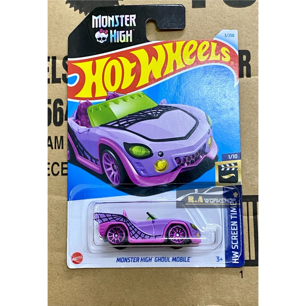 Hot wheels Genuine MONSTER HIGH GHOUL MOBILE Model (NEW) | Shopee Malaysia