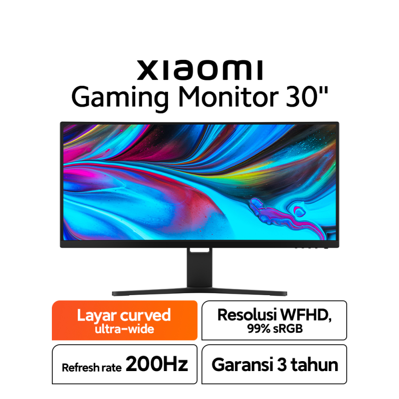 Redmi Curved Monitor 30 inch 200Hz computer Monitor - RMMNT30HFCW super ...
