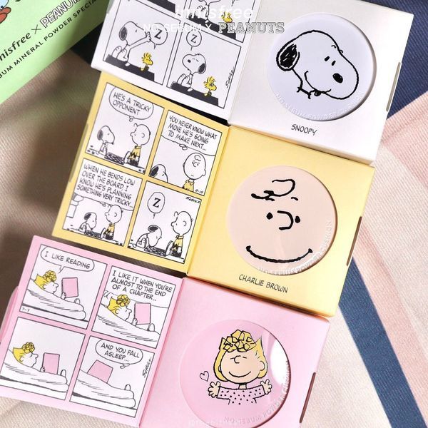 Innisfree x PEANUTS No Sebum Powder Cushion (21N VANILLA) Shopee Malaysia