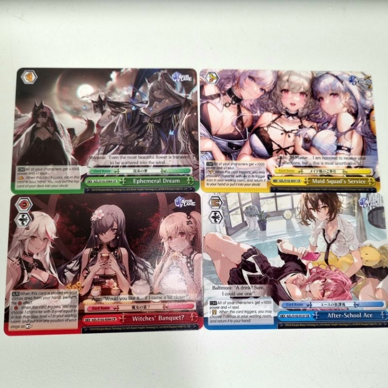 (Genuine)(English Version) Weiss Schwarz Card with Azur Lane Character ...