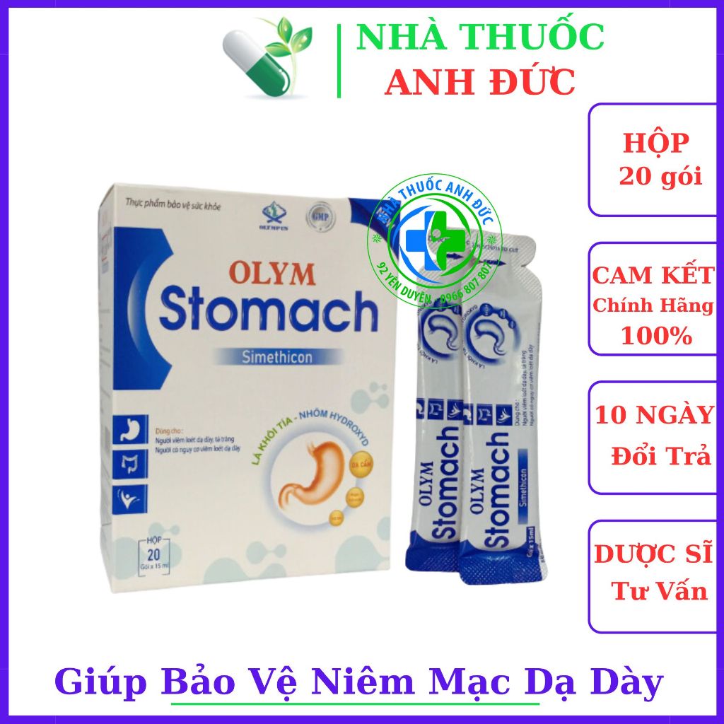 Olym Stomach Gel Helps Reduce Flavor acid, Protect Stomach Mucosa