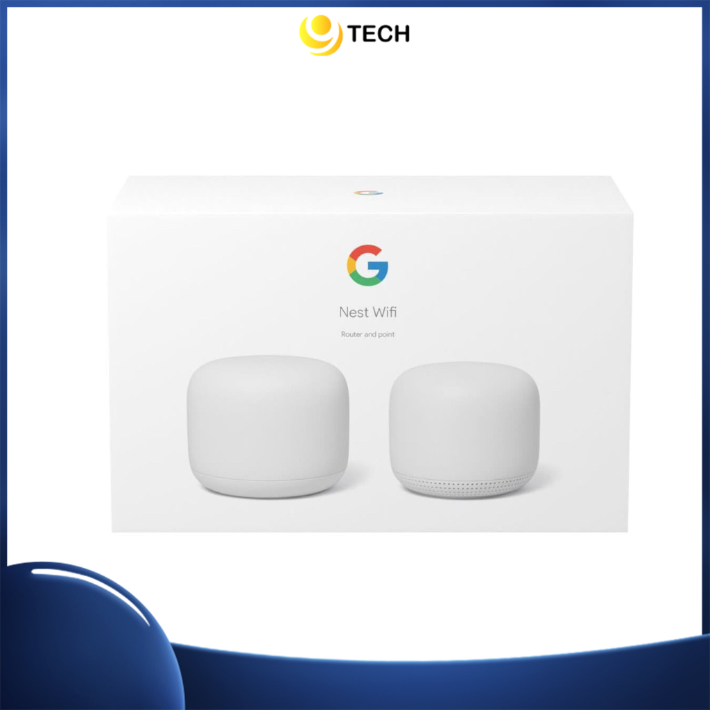 Google Nest Wifi AC2200 mesh Wifi transmitter (1 Router + 1 Point), new
