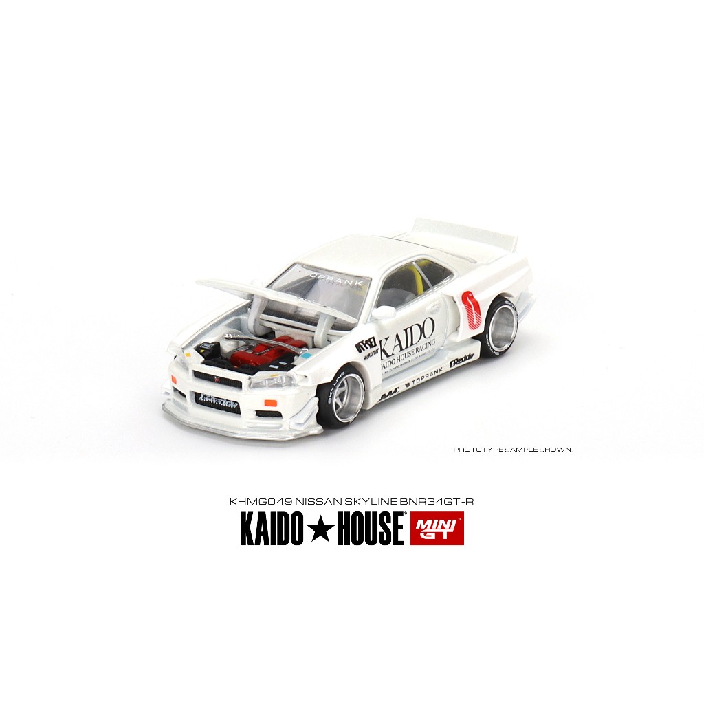 Vehicle Mini GT x Kaido House Nissan Skyline GTR34 Kaido Works V2