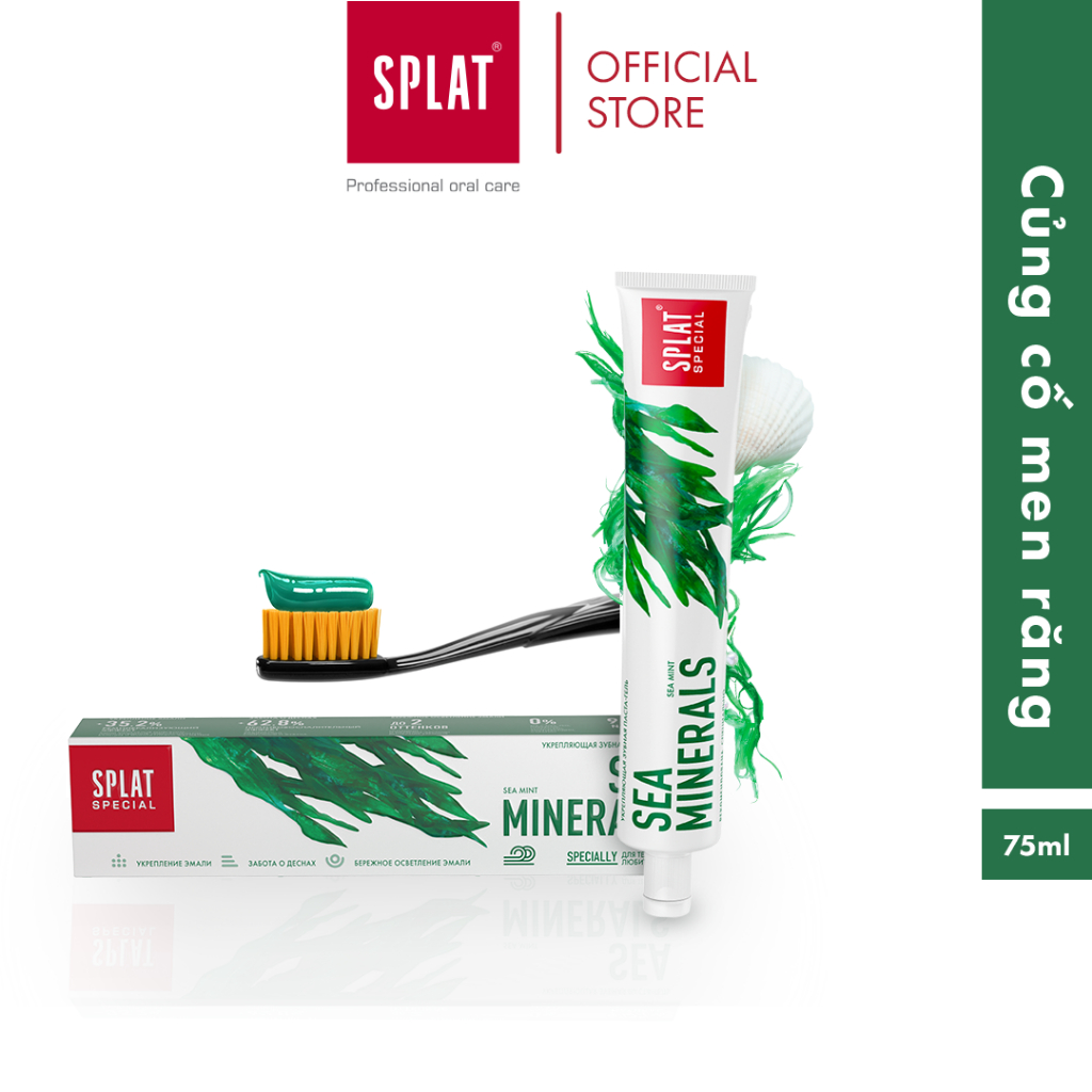 Splat Sea Minerals Sea Minerals Minerals Toothpaste Helps Regenerate