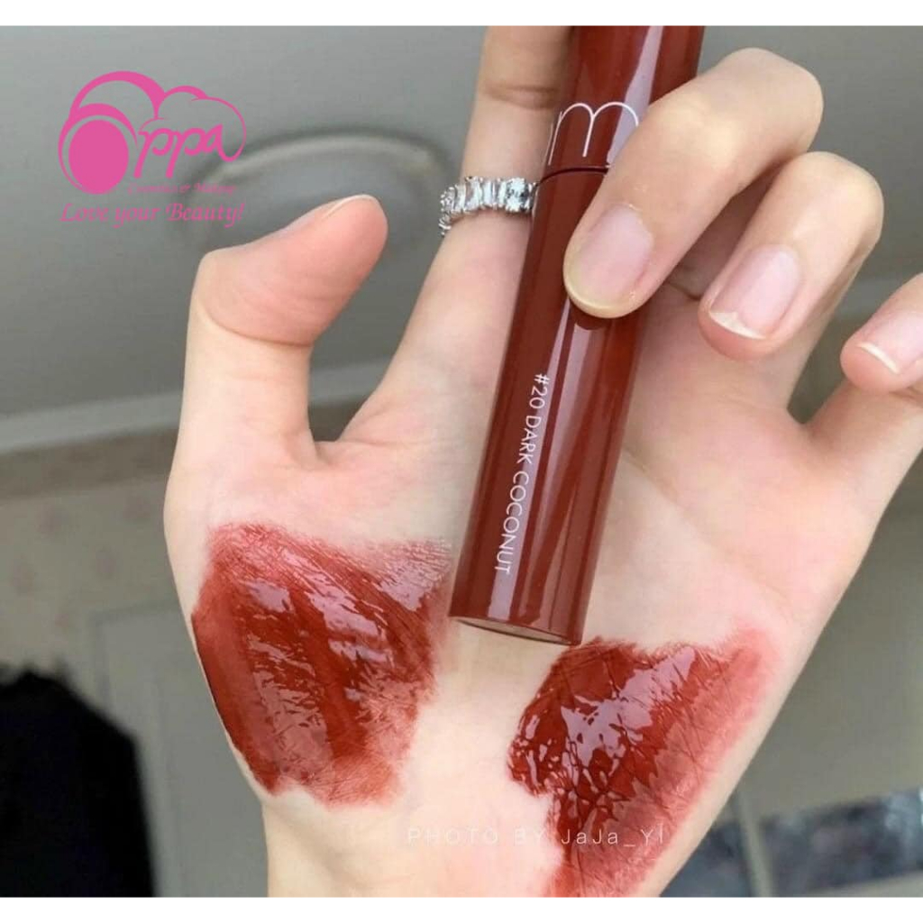 Romand Juicy Lasting Tint 20 Dark Coconut Lip Gloss (Red Brown
