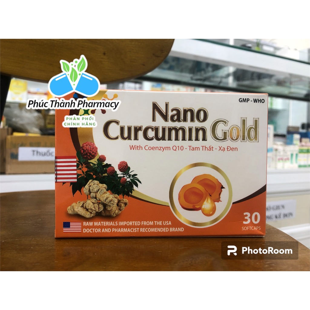 Nano Curcumin Gold, Helps Reduce The Risk Of Gastritis (Box Of 30 ...