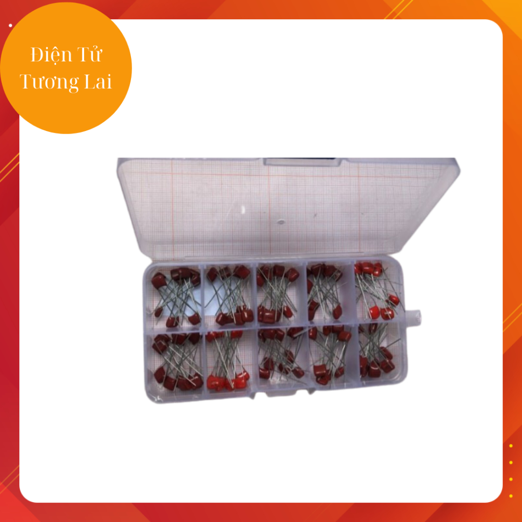 Box of 10 types of CBB Capacitors, 10 each type | Shopee Malaysia