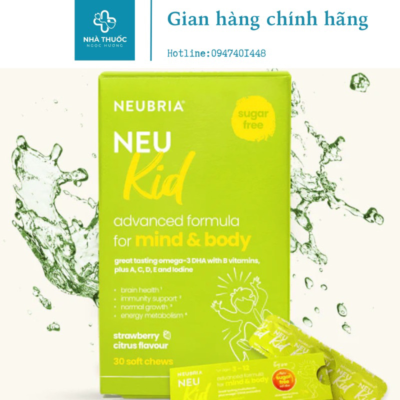 [Import] Neubria Neu Kid Multivitamin With Omega3 Multivitamins For
