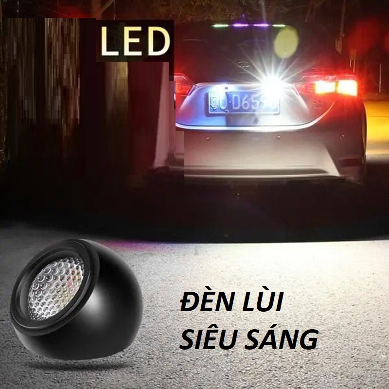 Super bright 1-piece black car reverse support light, safe voltage 9V ...