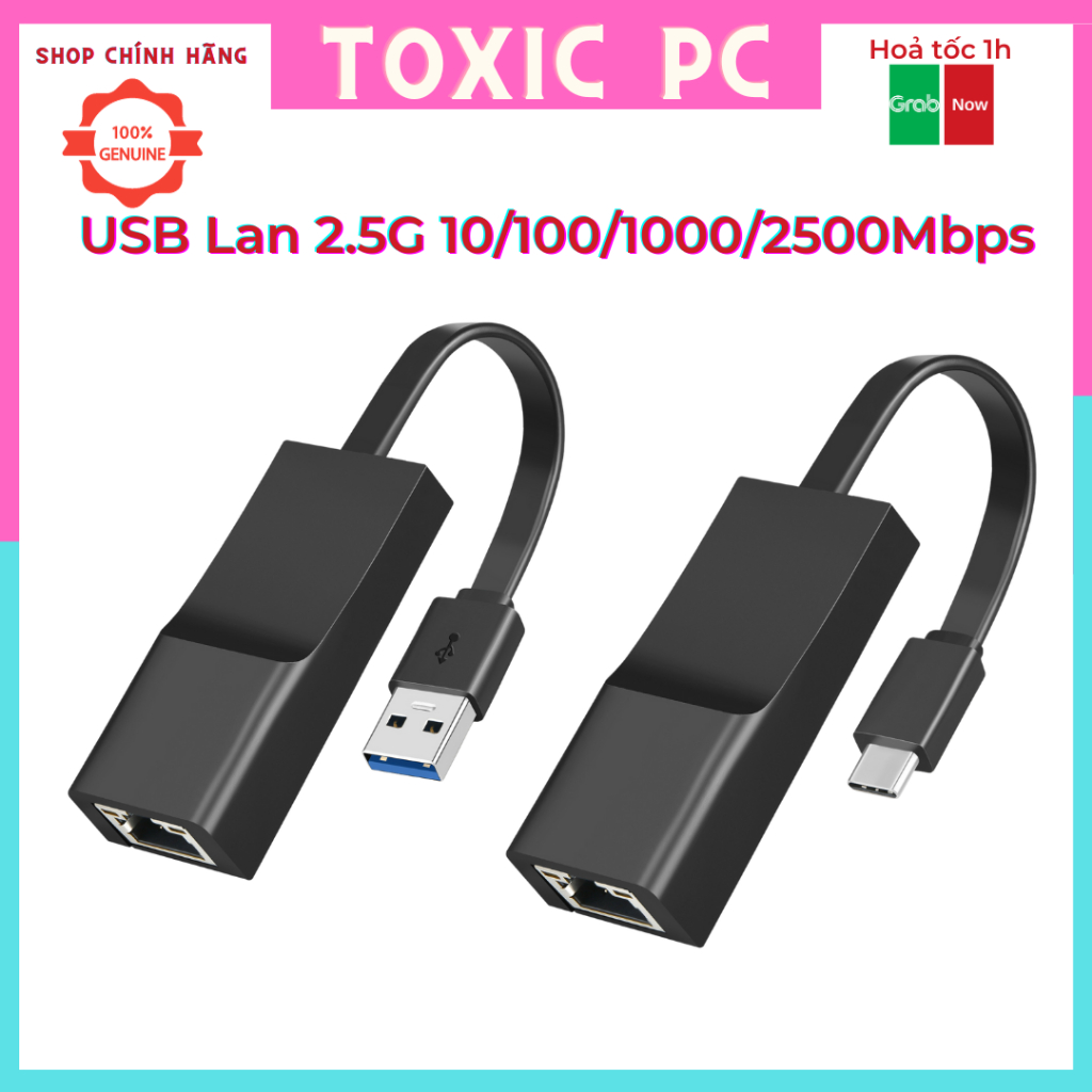 USB Type C Lan Internet conversion cable using 10/100/1000/2500Mbps USB ...