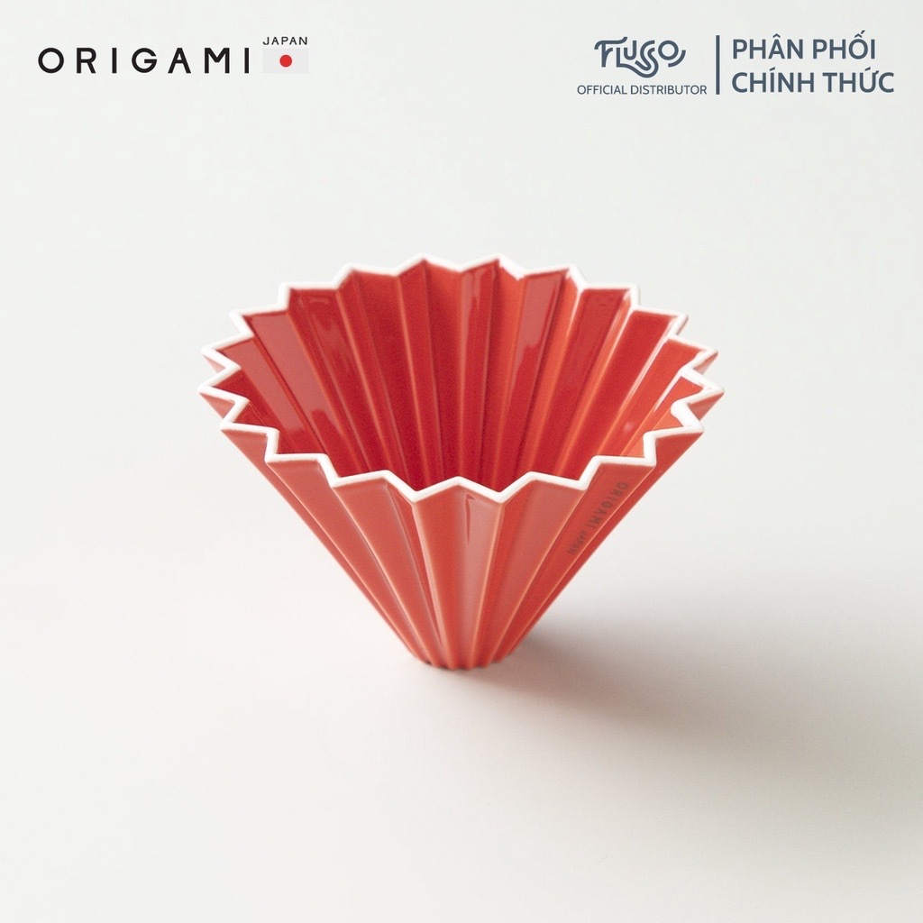 [ORIGAMI Japan] ORIGAMI Red Filter Funnel - Coffee Filter V60 | Shopee ...