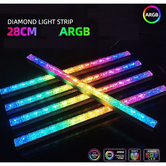 Diamond RAY RGB led strip for PC synchronized with super bright, super ...