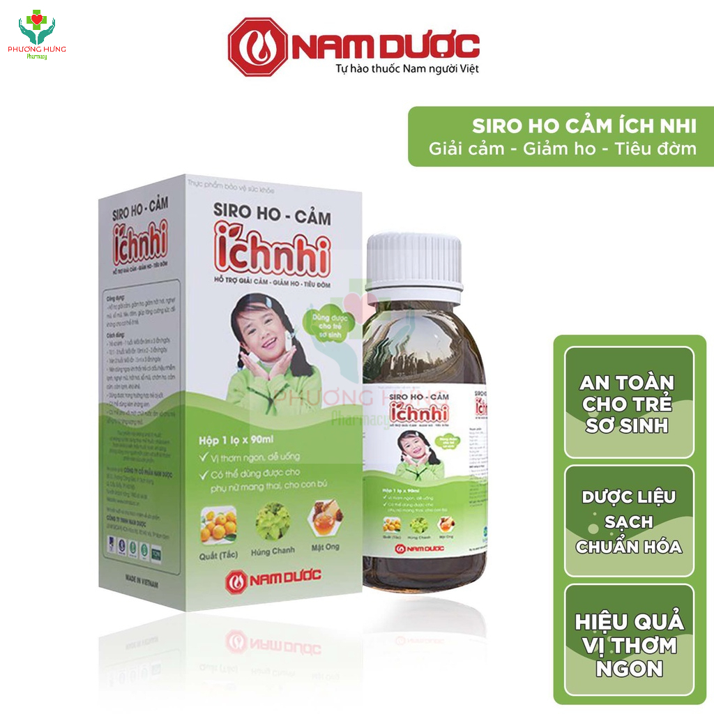 Ichy Cough Syrup Supports Colds, Cough Reduction, Runny Nose, Sputum