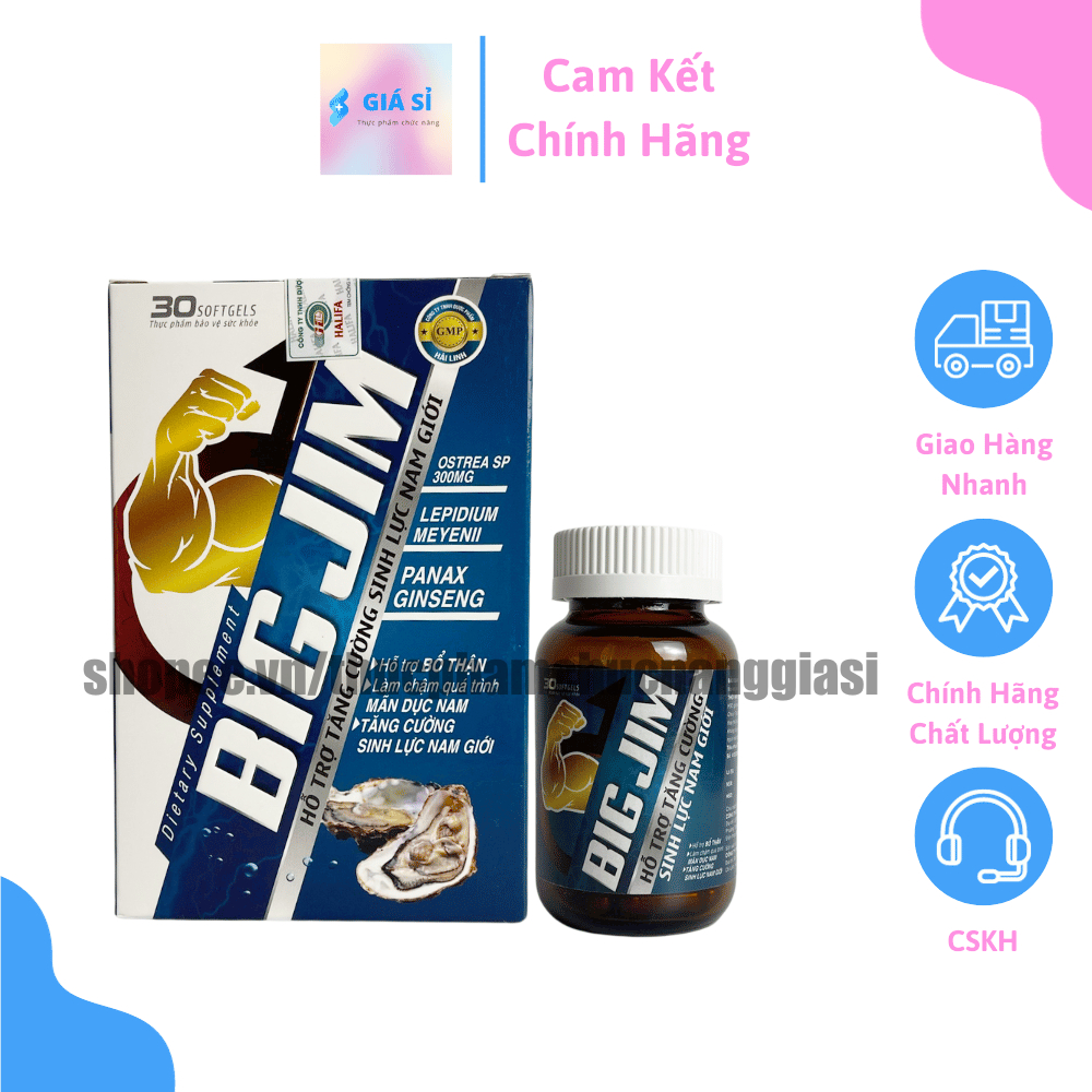 Big Jim Oyster Essence Supplemented With Zinc, Enhanced Male Physiology