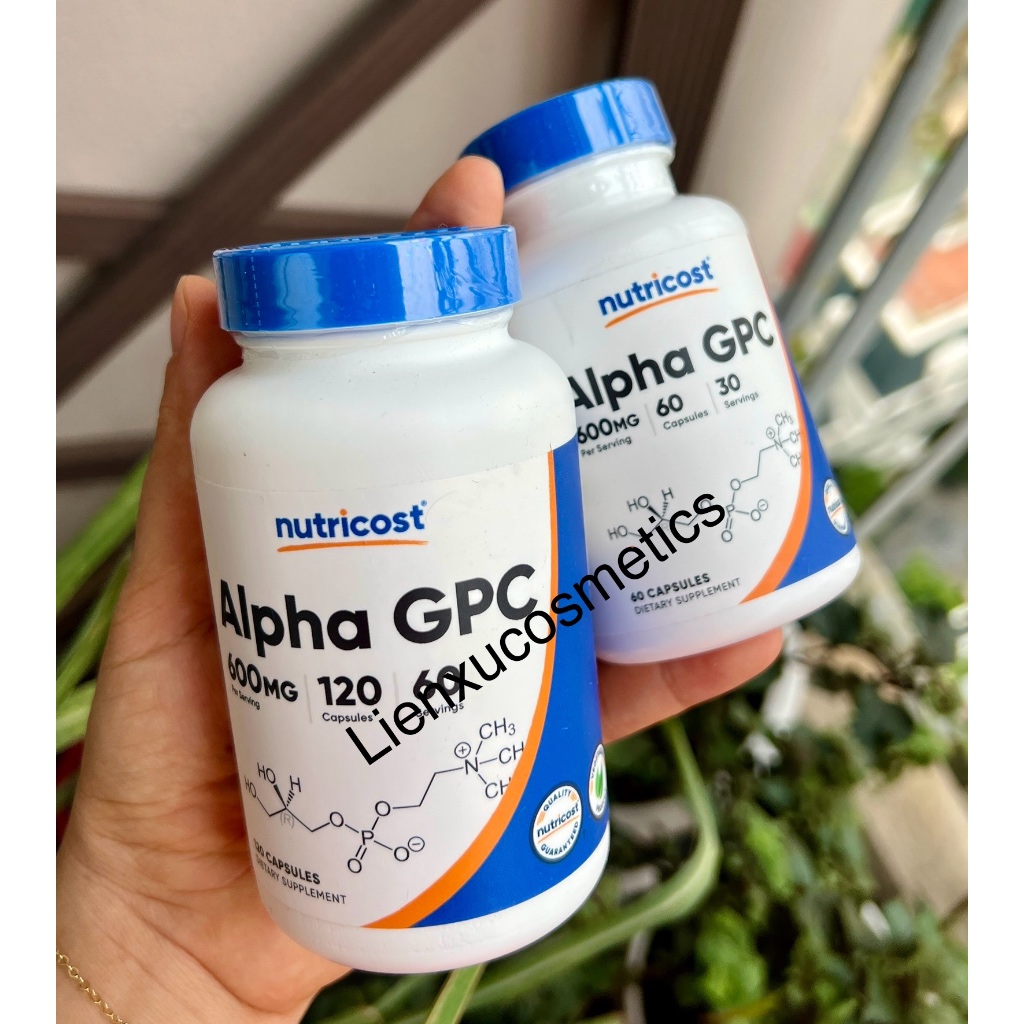 Choline Supplement For Nutricost Alpha GPC Brain 300mg, Box Of 60