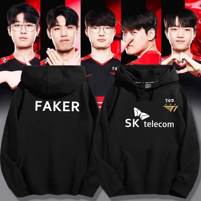 Collection Latest 2023 SKT T1 hoodie SKT T1 hoodie for men and women with loose fit in all sizes Shopee Malaysia