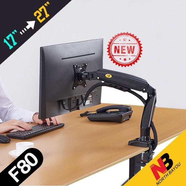North BAYOU NB Computer Monitor Hanging Bracket F80 Weight Up To 9kg