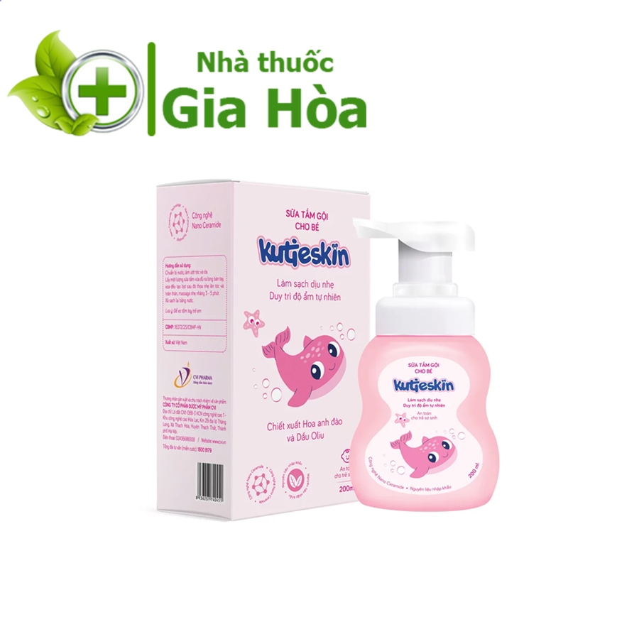 Kutieskin gentle clean shampoo for babies, prevents heat rash, rashes ...