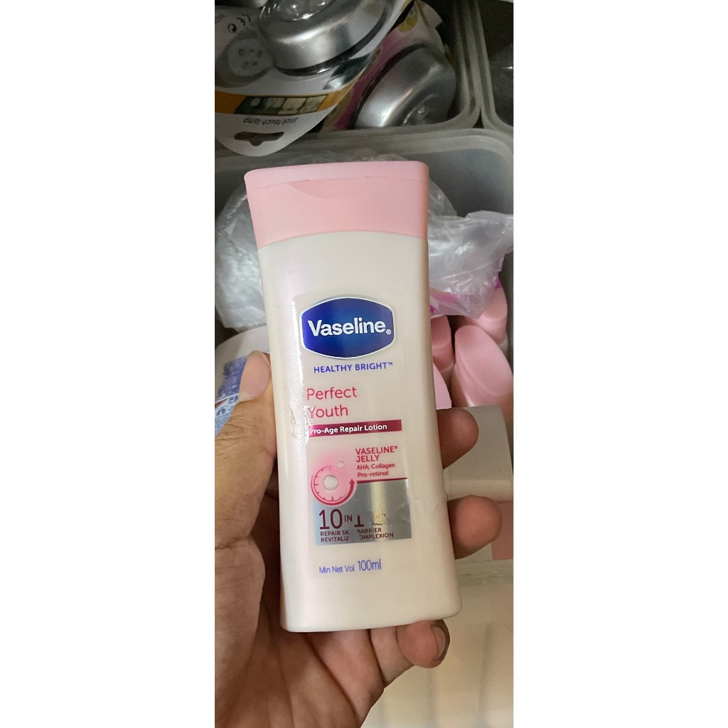 Vaseline Healthy Bright Body Lotion - Perfect Youth Bottle 100ml ...