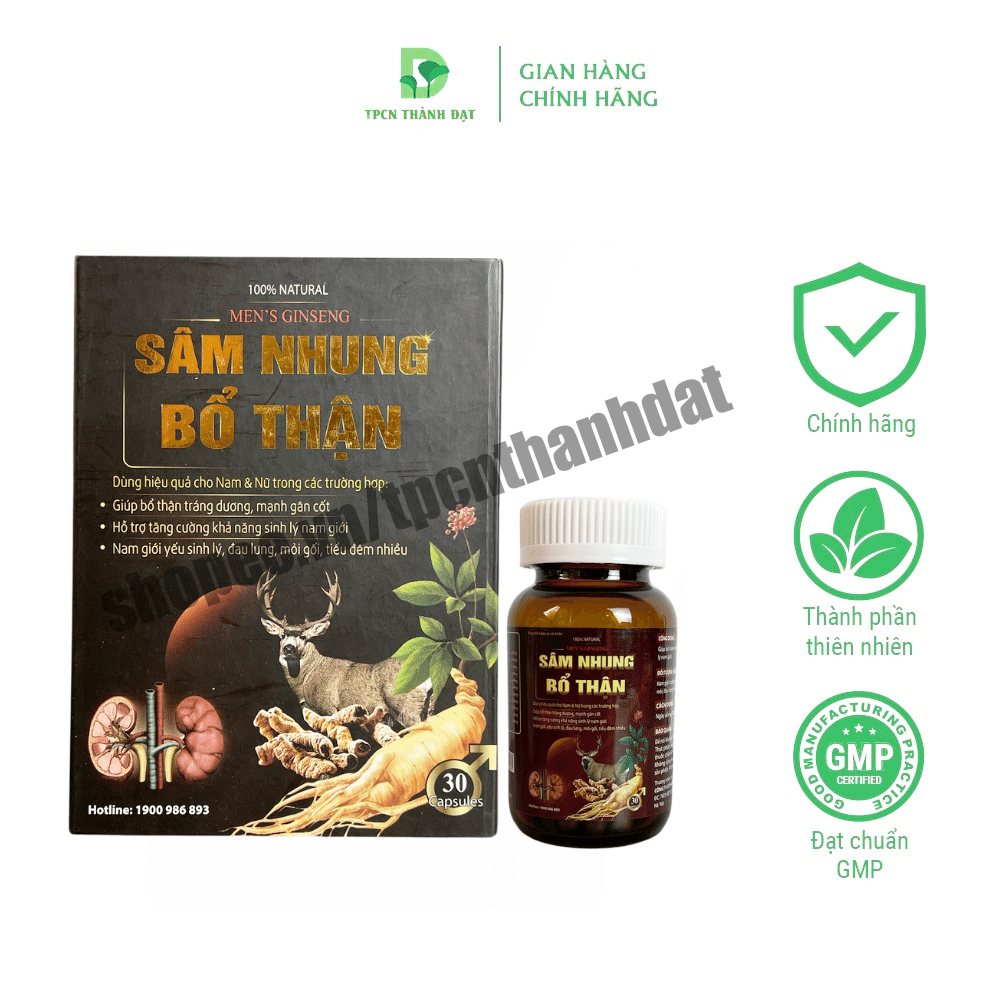 Ginseng Nhung Tonic Kidneys Coated With Positive To Support Male