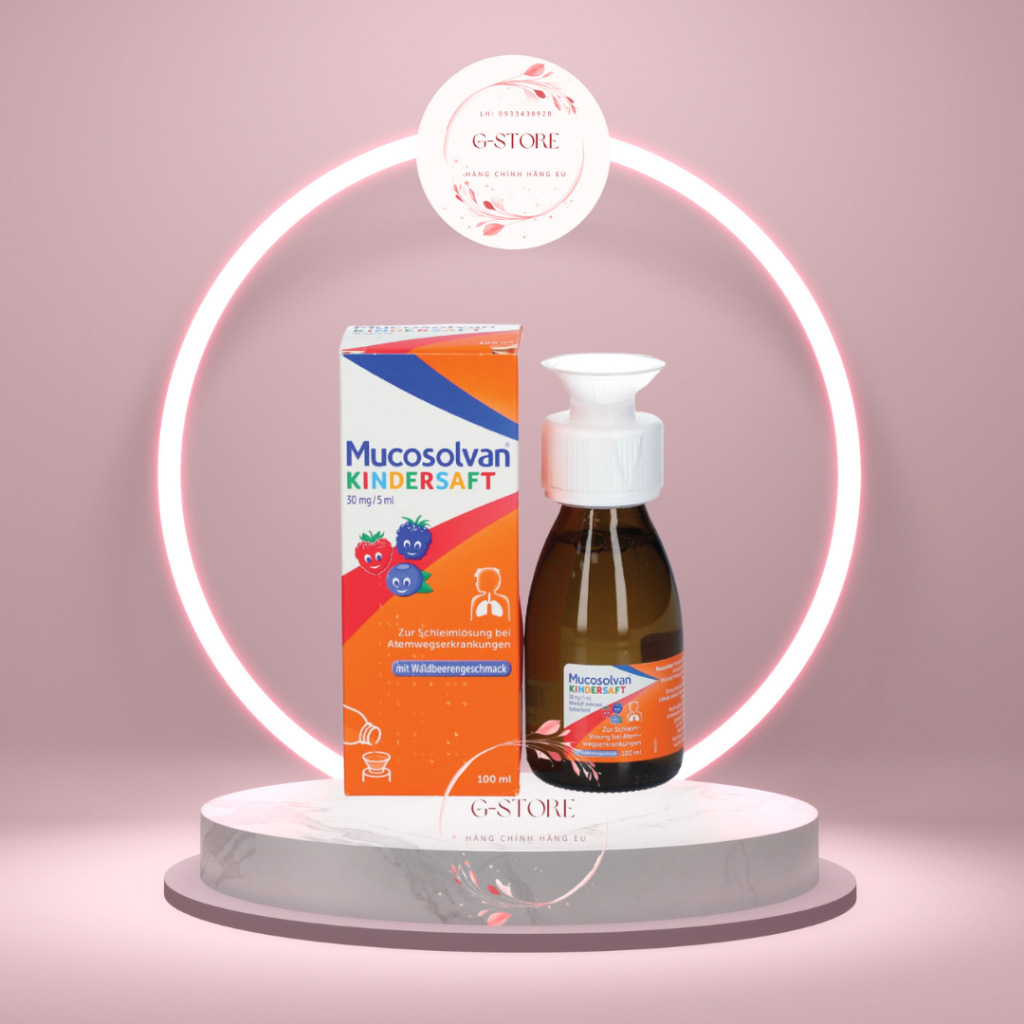 Mucosolvan Cough Syrup Effectively Dissolves Sputum, Pleasant Taste, Prevents New Coughs