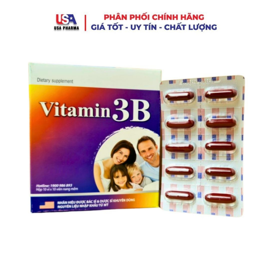 Vitamin 3B Helps Replenish And Prevent Deficiency Vitamins B1, B6, B12 ...