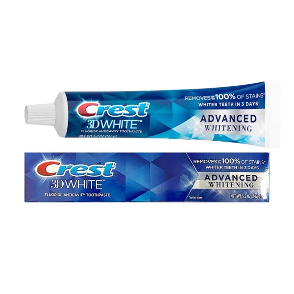 Crest 3D White Advanced Whitening Toothpaste 147g | Shopee Malaysia