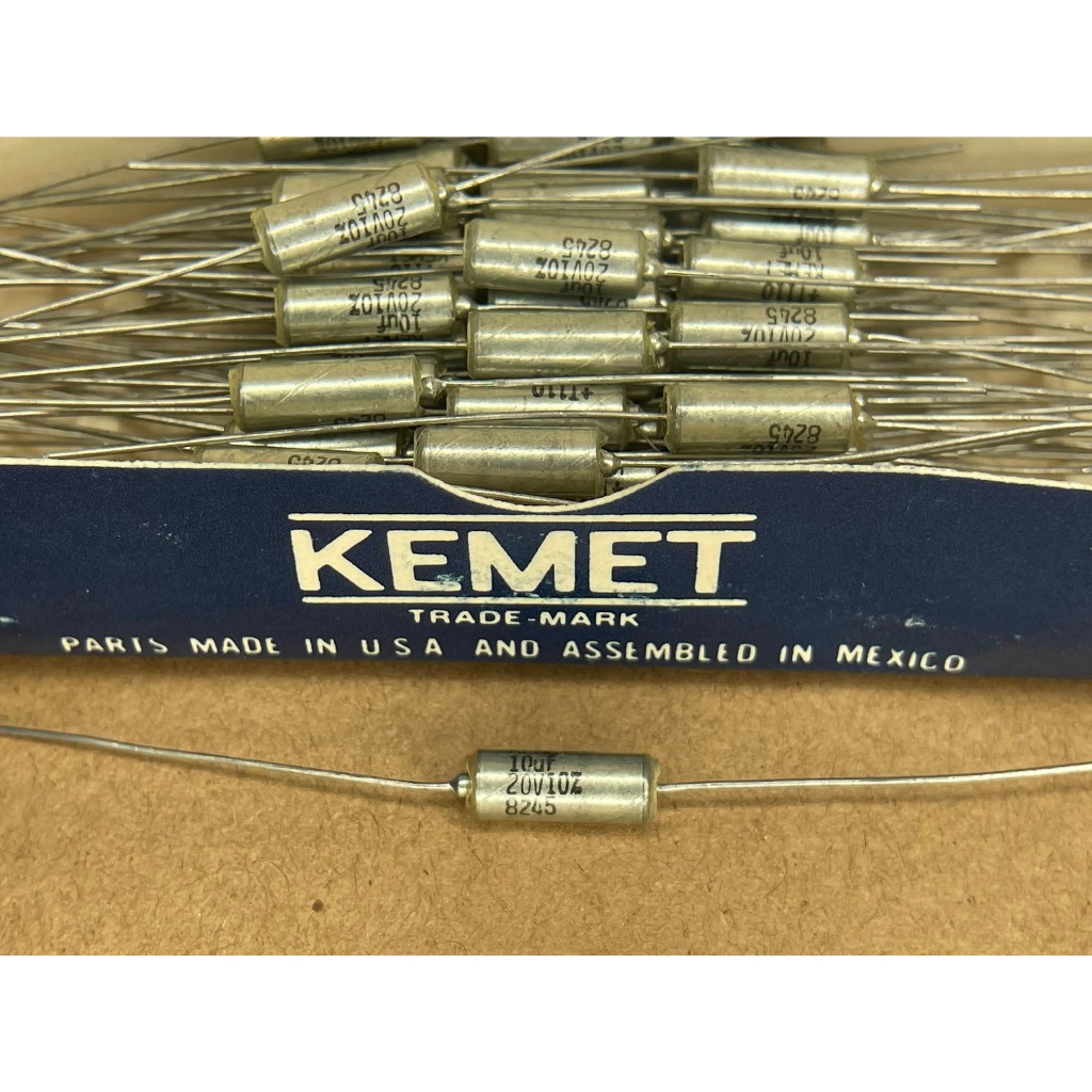 10uf 20V 10% Tantalum Capacitor Kemet T110 4.5mm*12.5mm | Shopee Malaysia