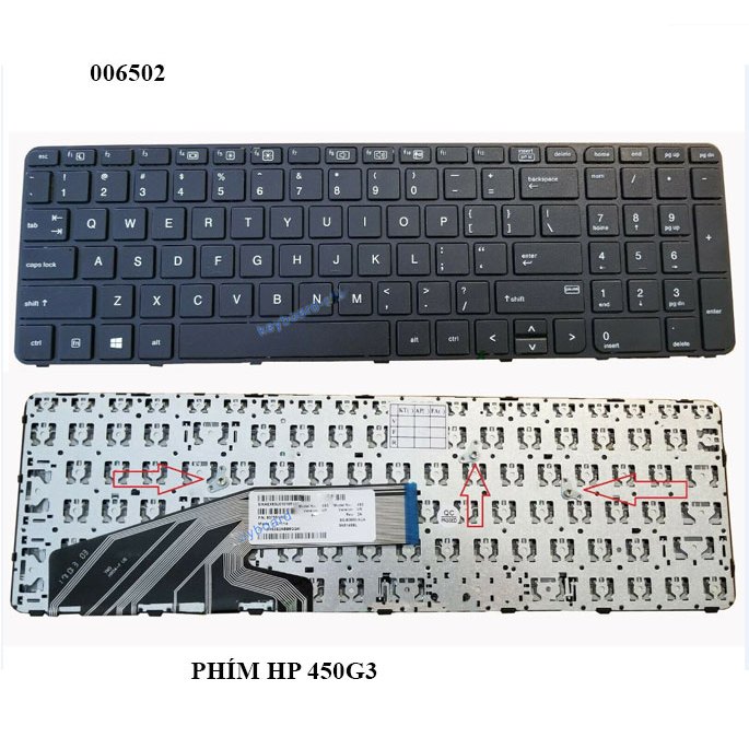 Laptop Keyboard Hp Probook 450 G3 450 G4 455 G3 470 G3 Probook 650 G2 650 G3 655 G2 655 7372