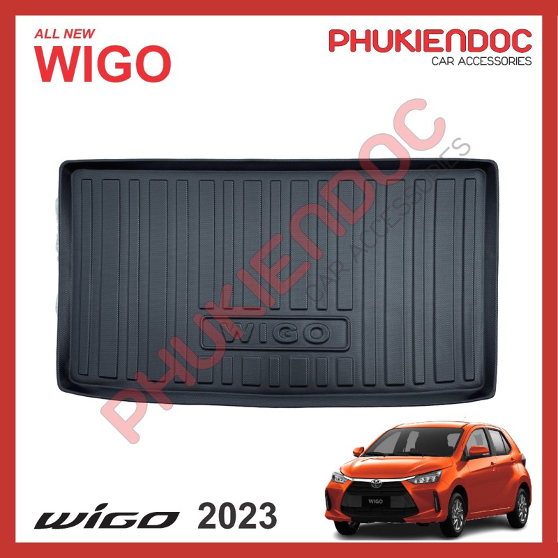 Imported Toyota Wigo 2023 Plastic Trunk Liner (High Rim) Shopee Malaysia