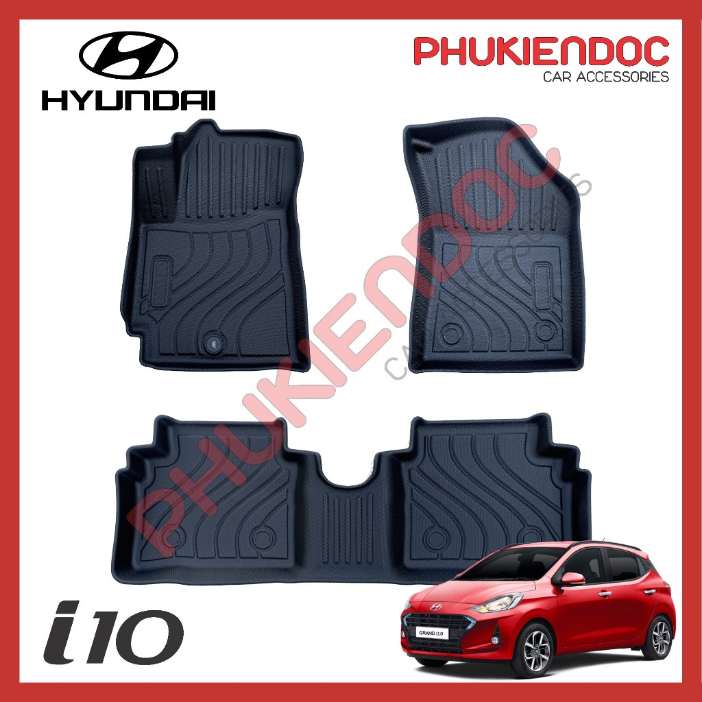 Hyundai I10 Plastic Floor Mat 20212023 (Odorless) Shopee Malaysia