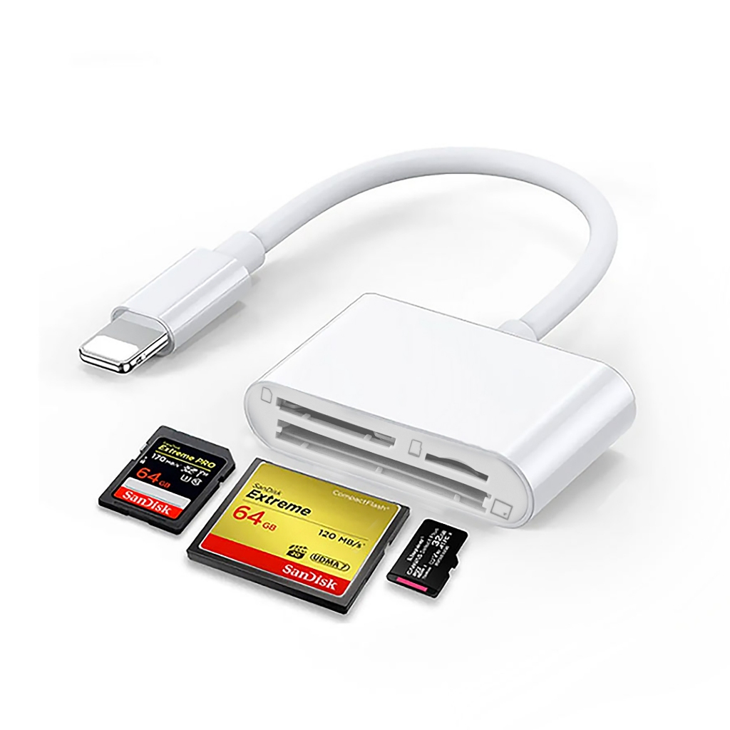 CF, SD, Micro SD (TF) memory card reader for IP phones 5,6,7,8,9,X,11 ...