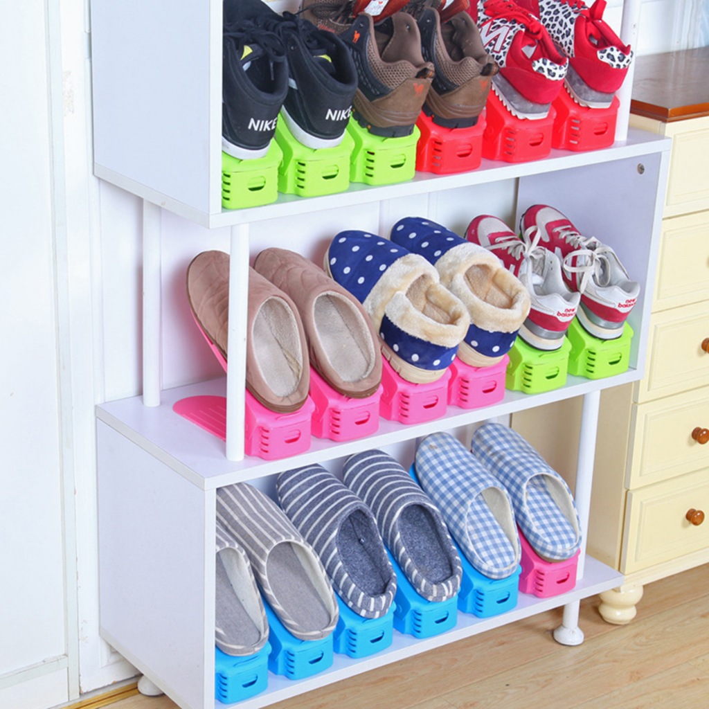 Kaba Shoe Rack, Smart Mini Shoe Shelf with 3 Adjustable Levels | Shopee ...