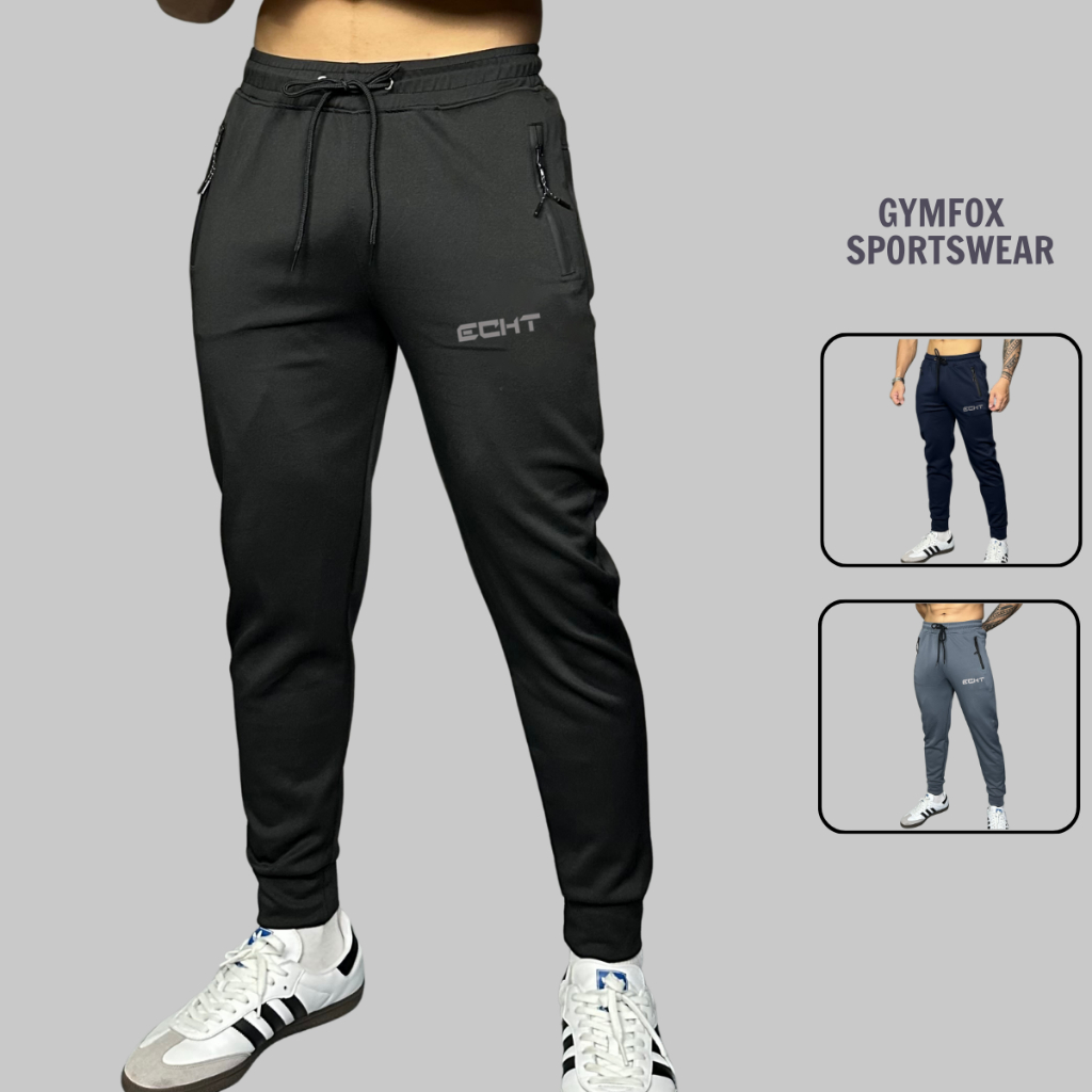 Men's Sports Long Pants, High Quality Poly 2 Leather Jogger Pants Echt