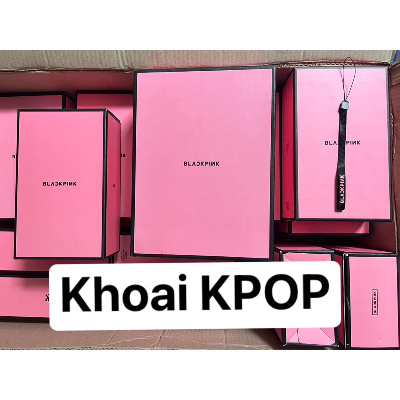 OFFICIAL PRODUCTS]Blackpink Lightstick box ver 2 - Clear Bag box ...
