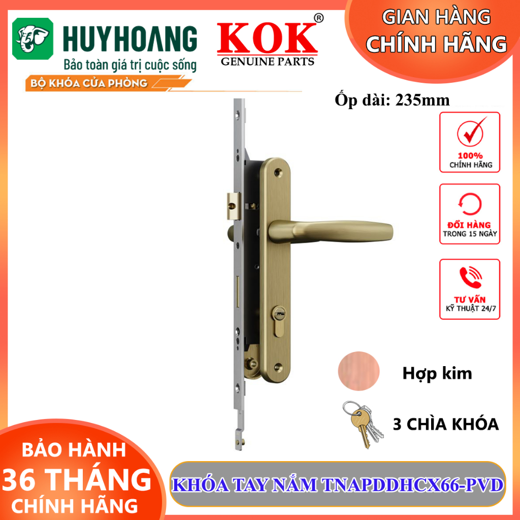 Huy Hoang door handle lock set TNAPDDHCX66-PVD multi-point handle lock ...