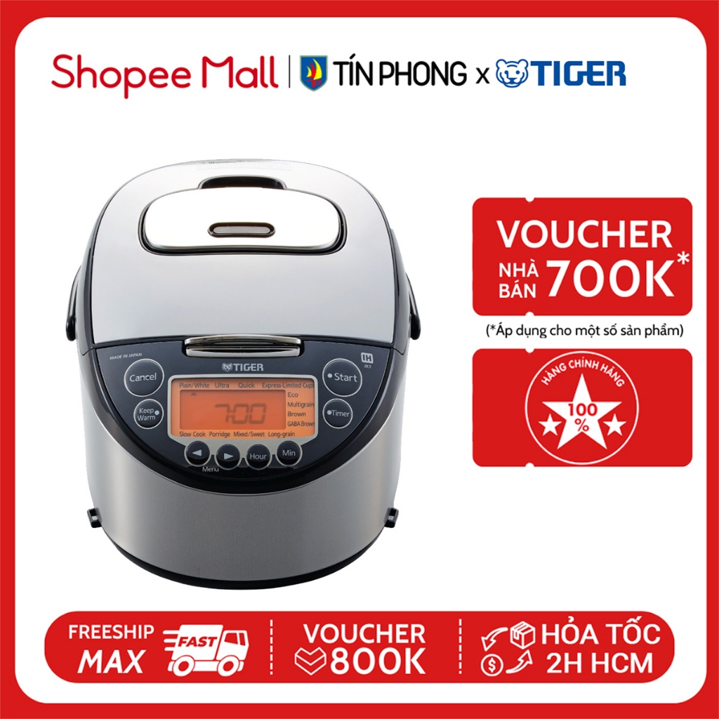 Tiger JKTD18V HighFrequency Electronic Rice Cooker 1 Liter Capacity