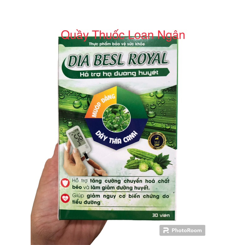 Dia BEST ROYAL Box of 30 Tablets (Supports lowering blood sugar ...